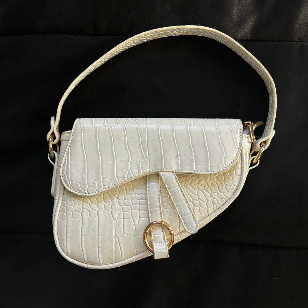 Saddle Bag in Cream